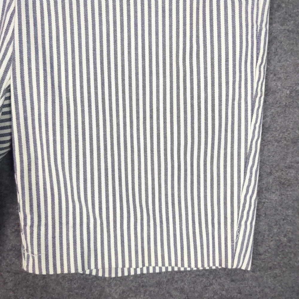 Banana Republic Womens Blue White Striped Chino‎ Shorts Size 4 Nautical Preppy